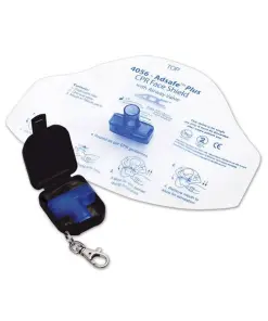 CPR Mundschutz 1 Wege Ventil Black