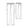 Hose Greys Anatomy Spandex Stretch Hudson