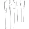 Grey's Anatomy Spandex Stretch Serena Hose - Thumbnail Image 2