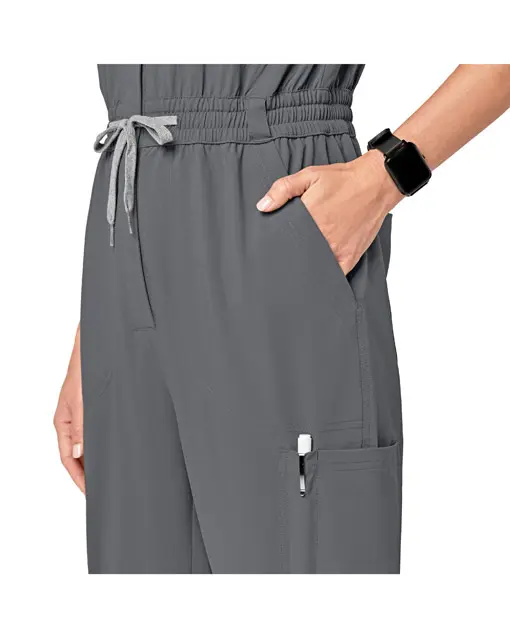 Jumpsuit Wonderwink Renew 3134 Pewter Detail