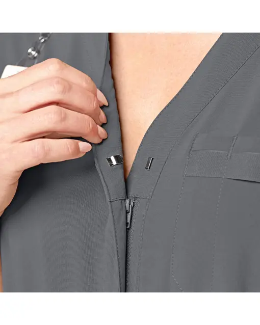 Jumpsuit Wonderwink Renew 3134 Pewter Detail6