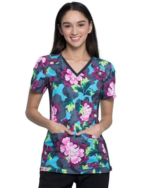 Kasack Cherokee Flexibles CK636 Electric Blooms