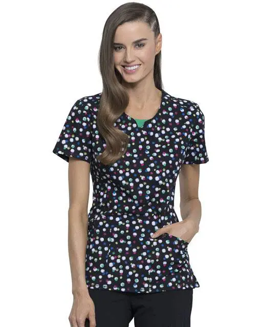 Kasack Cherokee Infinity CK609 Doodle Polka Dots