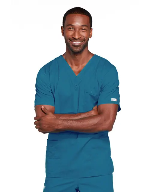 Kasack Core Stretch Unisex V Neck Top 4725 Caribbean