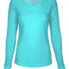 Langarmshirt Cherokee 20801 Love Turquoise