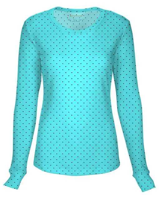 Langarmshirt Cherokee 20801 Love Turquoise