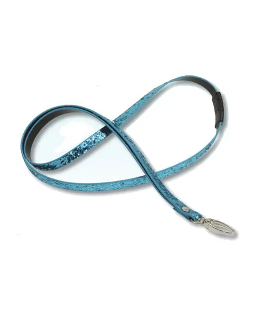 Lanyard Aqua Glitter