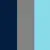 Navy Grey Turquoise