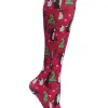 Socken Knee High Compression Cool Yule