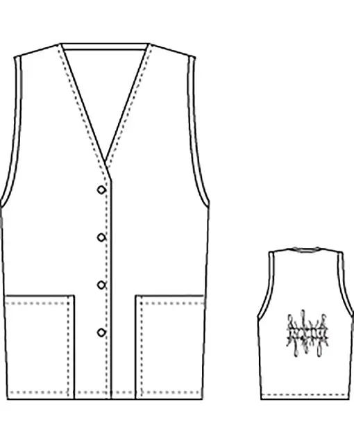 Weste Cherokee Button Front 1602