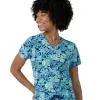 Wink Print Top Breezy Palms 6467
